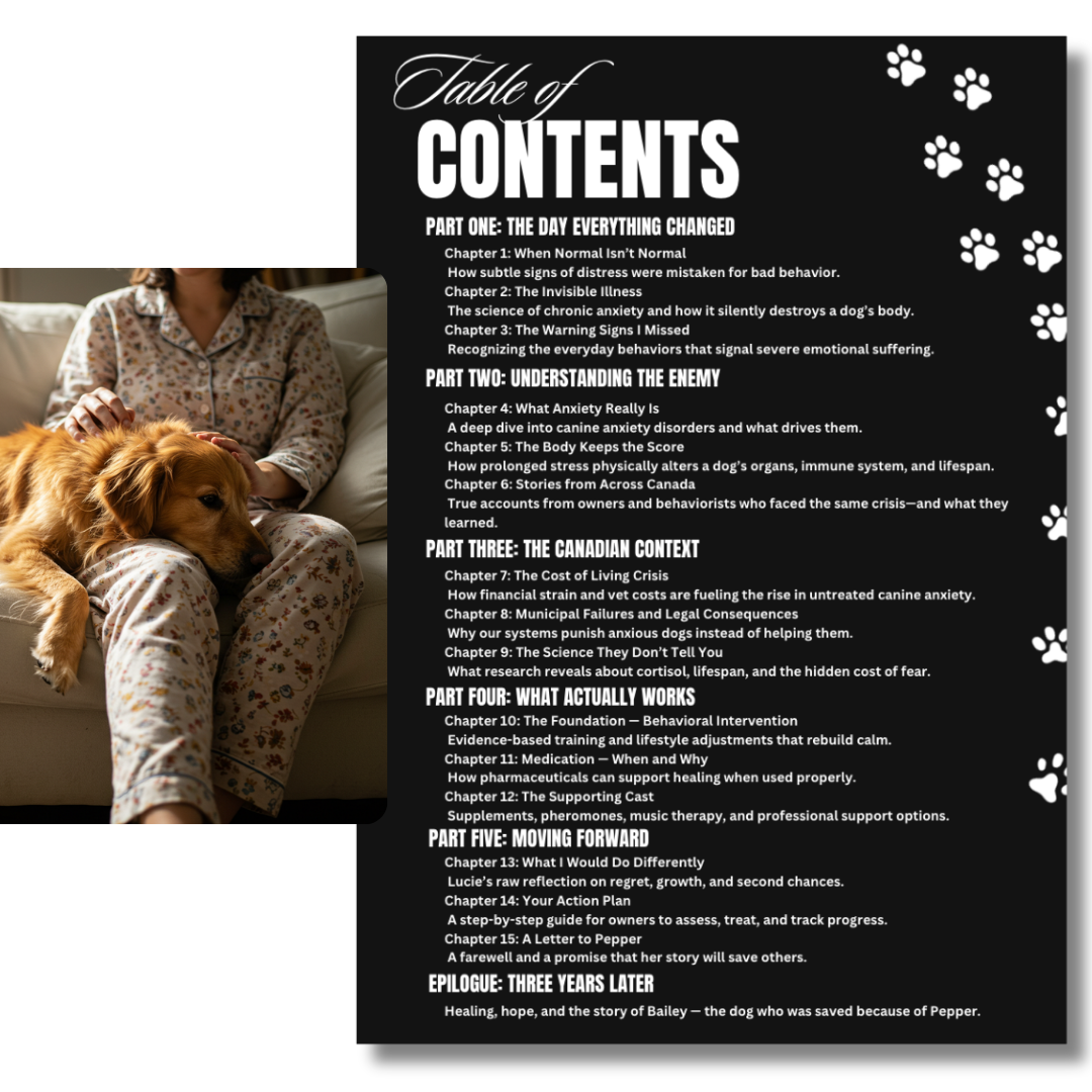 The Silent Thief — The Hidden Impact of Anxiety on Dogs