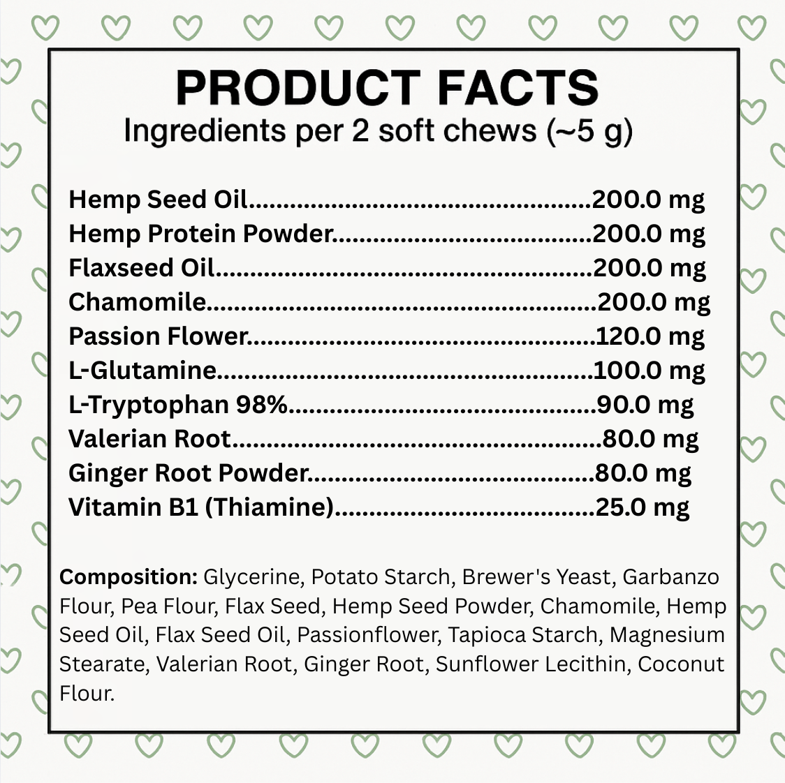 HappyDoggy Natural Calming Treats